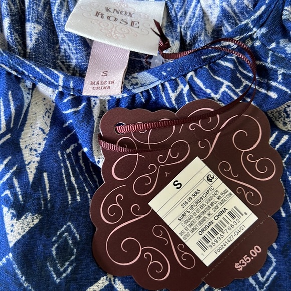 Knox Rose Dress Midi Dress, Surfs Up - Picture 3 of 3